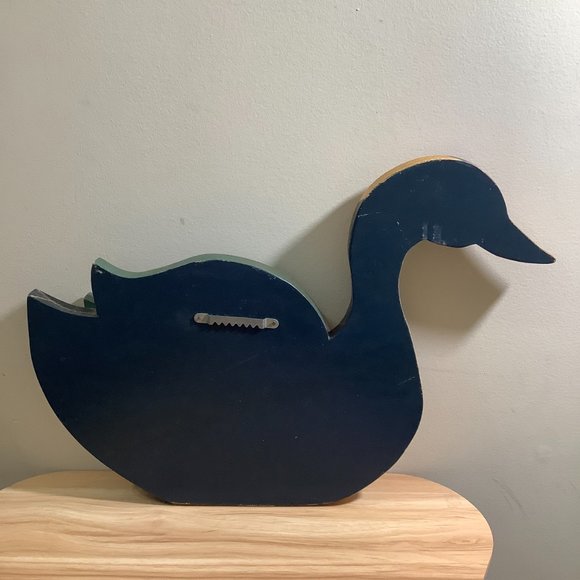 Hand Painted Duck Wood Wall Decor - Picture 3 of 5